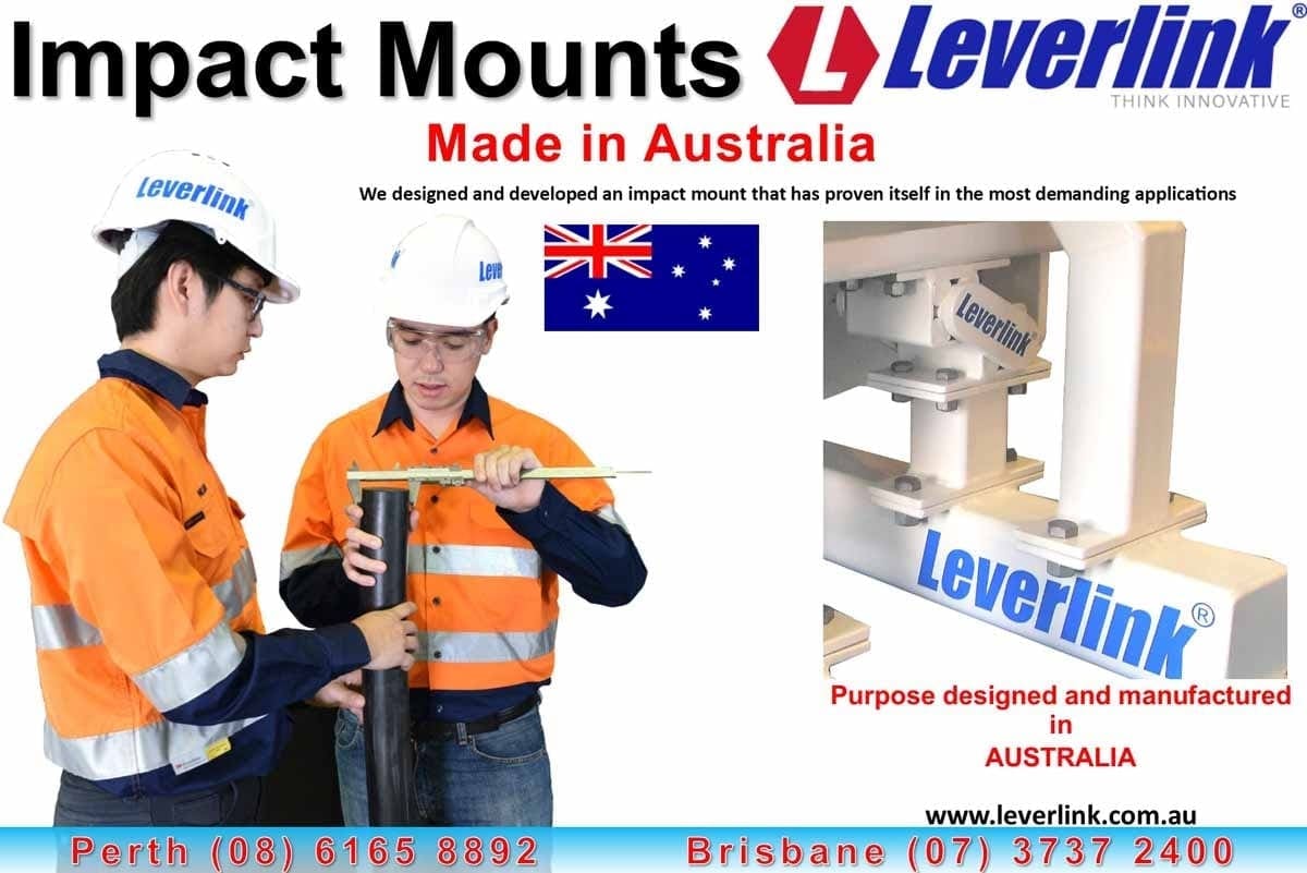 Dynamic impact beds conveyor LEVERLINK Leverlink engineers measuring impact mount