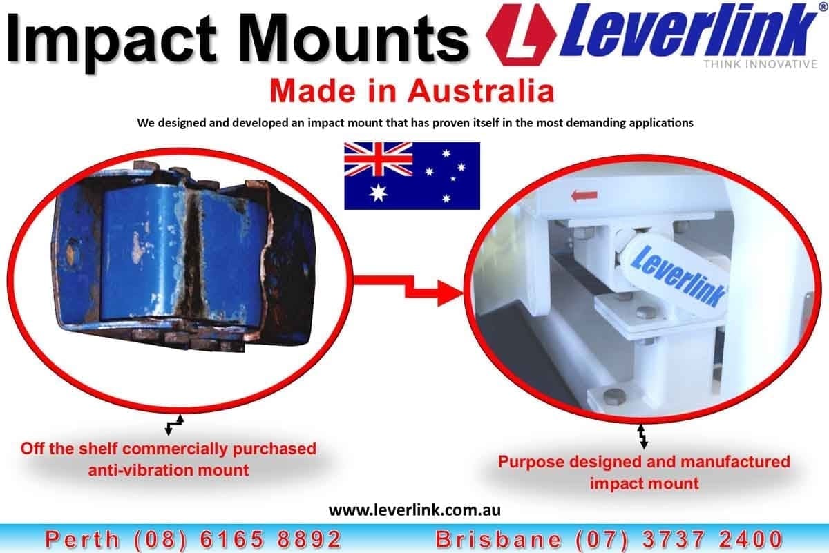 Impact mounts. Conveyor impact mount