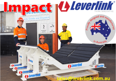 LEVERLINK Dynamic Impact Beds-Slider Beds-Load Zone-Conveyors-Quarry-Mining-Impact bars