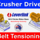 Crusher Drives Belt Tensioning HA-X Series Motor Base