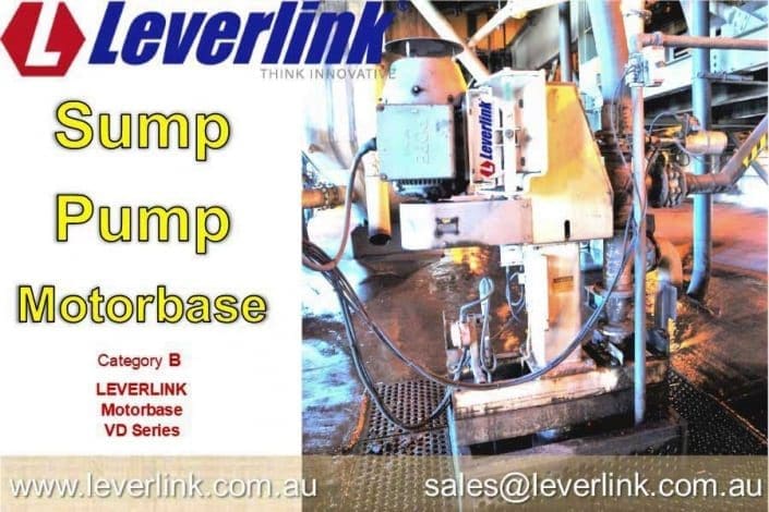 LEVERLINK-VD-Motorbase-fitted-to-Warman-Sump-Pump