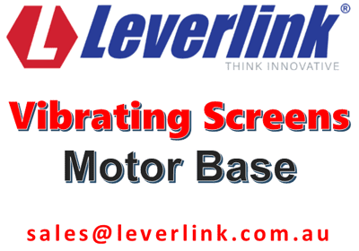 LEVERLINK Vibrating Screens-Motor Base-Self Tensioning-Mount Mount-Quarry