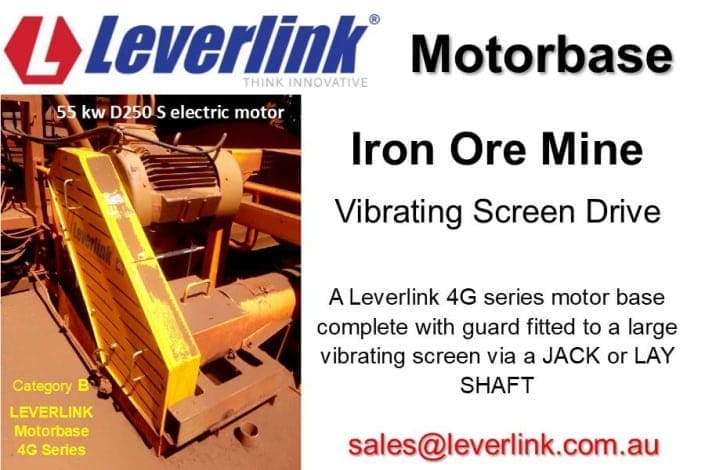 Vibrating screen drive