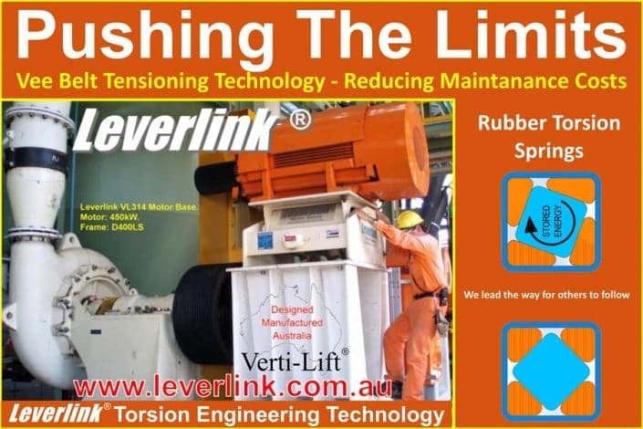 LEVERLINK motorbase used on Slurry Pumps