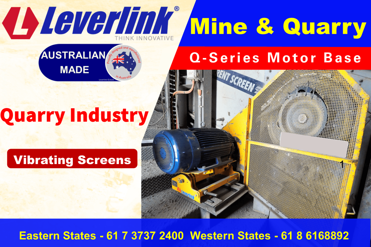 LeverLink Vibrating screens for quarries and mines 3