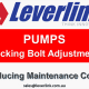 Pumps Jacking Bolt Adjustment Reducing Maintenance Costs